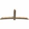 Ekena Millwork Bellingham Rough Sawn Timber Gable Bracket, Douglas Fir, 84"W x 38"H x 4"D x 6"F, 11/12 Pitch GBW084X38X0406BEL00RDF - alternate 4
